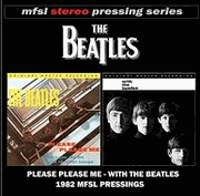 BEATLES CD - PLEASE PLEASE ME - WITH THE BEATLES 1982 MFSL VINYL