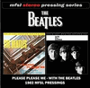BEATLES CD - PLEASE PLEASE ME - WITH THE BEATLES 1982 MFSL VINYL