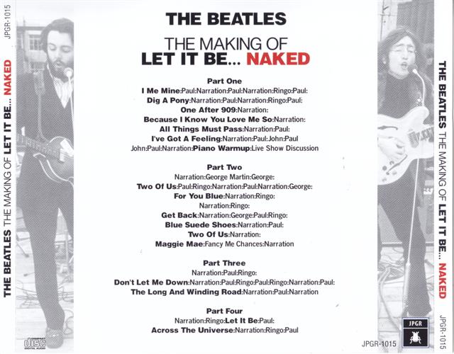 Beatles Cd The Making Of Let It Be Naked