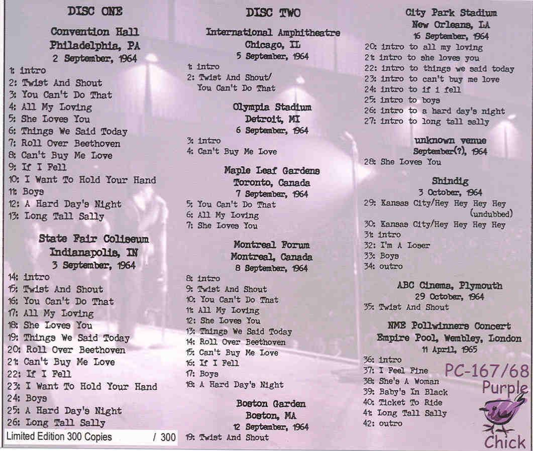 Beatles Convention Hall Wisdom 2 Cds 
