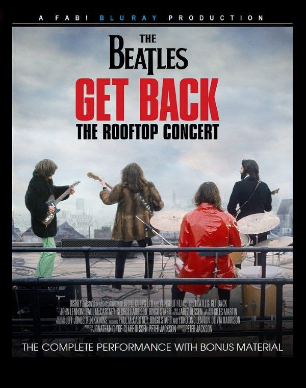 BEATLES DVD GET BACK THE ROOFTOP CONCERT BLURAY