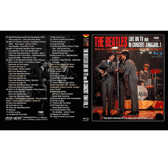 BEATLES DVD - LIVE ON TV AND IN CONCERT 1964 VOL.1 PARIS WASH DC  