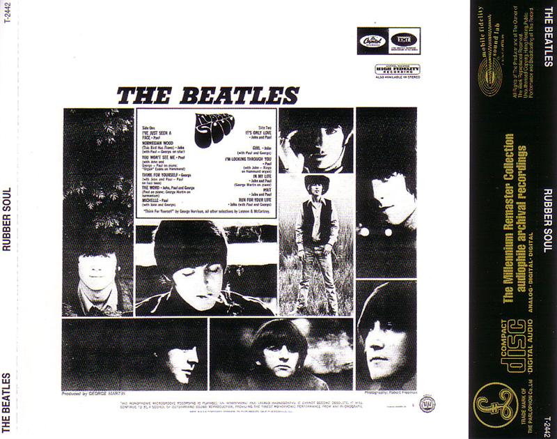 BEATLES JAPAN CD "RUBBER SOUL" U.S. VERSION MONO & STEREO