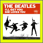 BEATLES JUKE BOX 45 RPM PICTURE SLEEVE "SHE LOVES YOU"