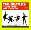 BEATLES JUKE BOX 45 RPM PICTURE SLEEVE "SHE LOVES YOU"