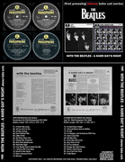 BEATLES : WITH THE BEATLES - A HARD DAY'S NIGHT - STEREO TUBE CUTS CD