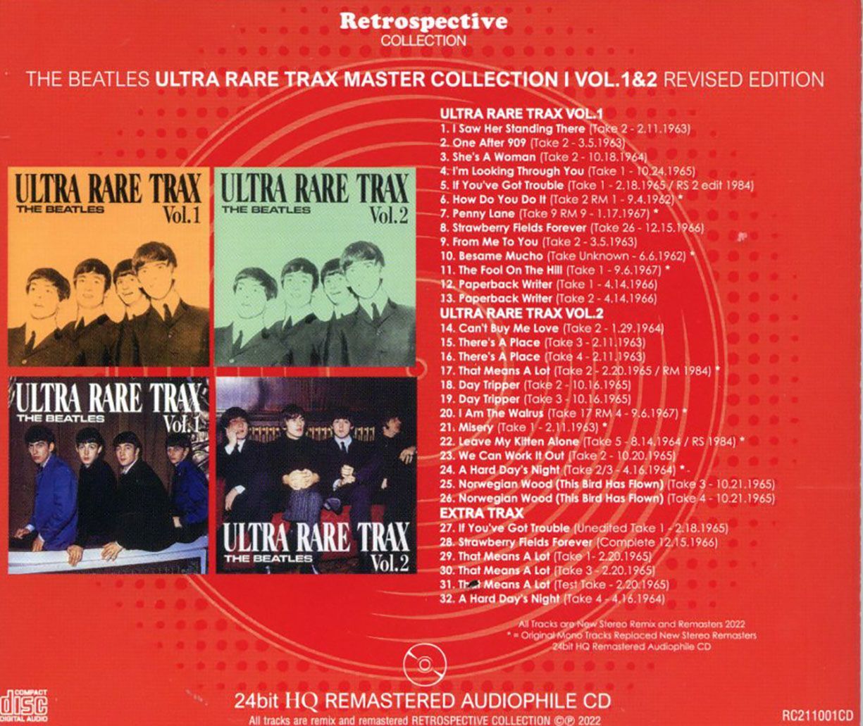 Cd - Ultra Rare Trax Master Collection 2023 I Revised Edition