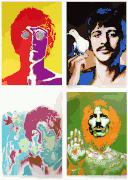 (FREE) Set Of 4 Richard Avedon Beatles Posters (FREE) Set Of 4 Richard Avedon Beatles Posters
