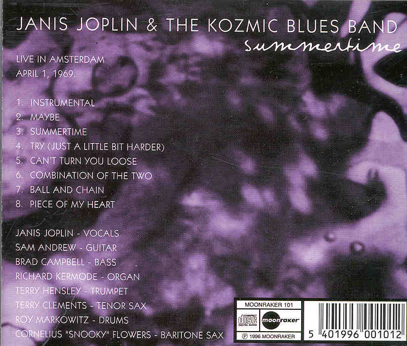 Janis Joplin Cd Summertime