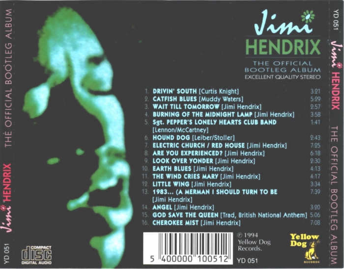 Jimi Hendrix ブートレグCD