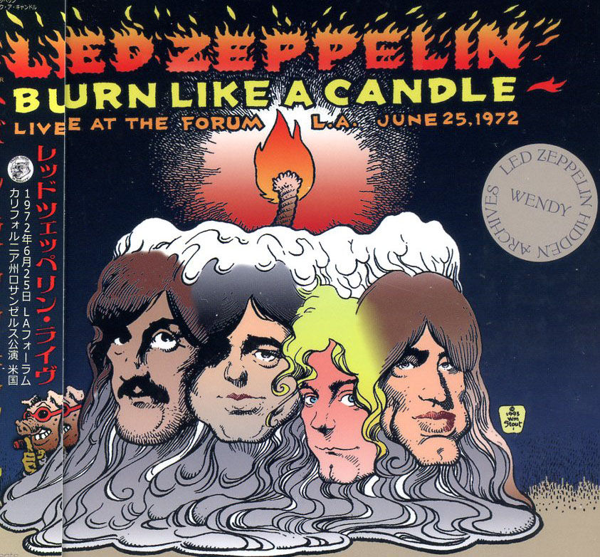 Led Zeppelin (3/Cd) Burn Like A Candle Live At Forum LA June 25 1972