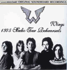 1975 Wings Studio Tour Rehearsals (2/Cd)
