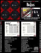 BEATLES: PLEASE PLEASE ME - WITH THE BEATLES 1982 JAPAN RED WAX MONO VINYL CD