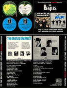 BEATLES: THE BEATLES' GREATEST - HELP! 1977 GERMAN PRESSINGS CD