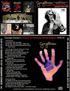 GEORGE HARRISON: LIVING IN THE MATERIAL WORLD SESSIONS 1972-73 CD