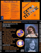 GEORGE HARRISON: EXTRA TEXTURE 1975 US FIRST PRESSING