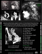 GEORGE HARRISON: SOMEWHERE IN ENGLAND ORIGINAL MIX 1980 CD