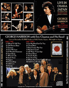 GEORGE HARRISON LIVE IN OSAKA JAPAN 12/12/1991 2 CDS