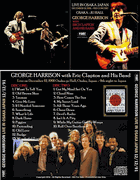 GEORGE HARRISON LIVE IN OSAKA JAPAN 12/12/1991 2 CDS