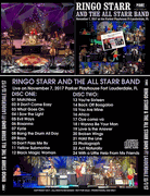 RINGO STARR & THE ALL STARR BAND LIVE IN FT LAUDERDALE FL NOV 7, 2017 2 CD