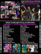 RINGO STARR & THE ALL STARR BAND LIVE IN KETTERING OH 9/11/2018 2 CD