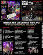 RINGO STARR: ALL STARR BAND LIVE IN TOKYO JAPAN 4/7/2019 3 CD SOUNDBOARD