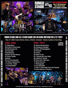 RINGO STARR & ALL STARR BAND: CASINO RAMA ONTARIO CANADA 5/27/2022 2 CD