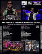 RINGO STARR: ALL STARR BAND LIVE CLEARWATER FL 9/26/2023 2 CD