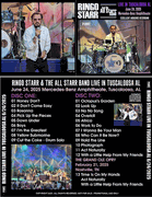 RINGO STARR: ALL STARR BAND LIVE IN TUSCALOOSA, AL 6/24/2025 2 CD