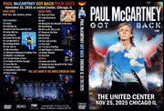 PAUL McCARTNEY GOT BACK CHICAGO IL 11/25/2025 2 DVD