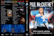 PAUL McCARTNEY GOT BACK PITTSBURGH PA 11/11/2025 2 DVD