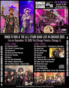 RINGO STARR (2/DVD) All Starr Band Live Chicago IL 9/10/2025