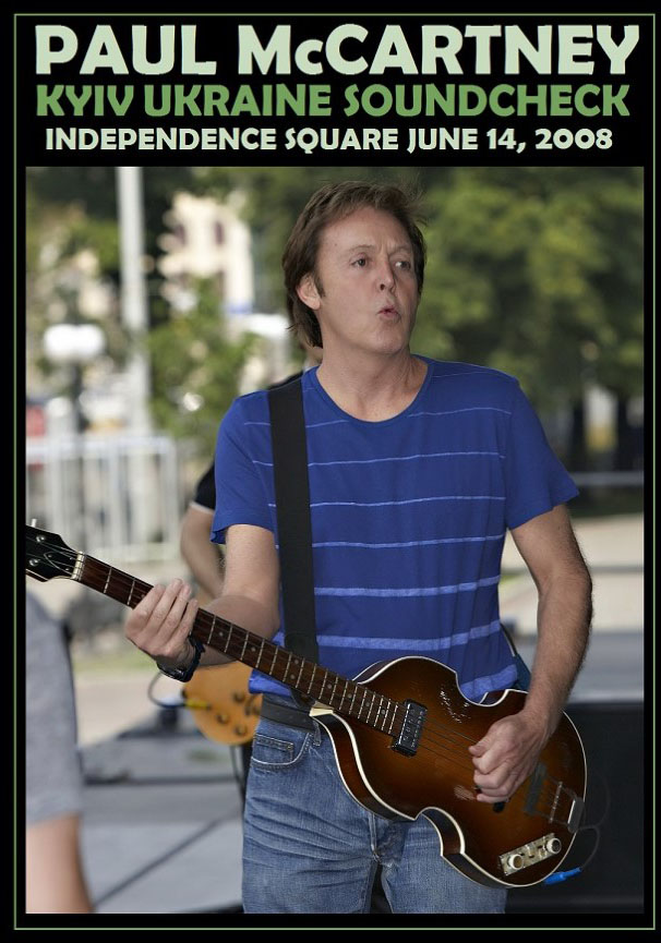 PAUL McCARTNEY DVD KIEV UKRAINE SOUNDCHECK 6/14/2008