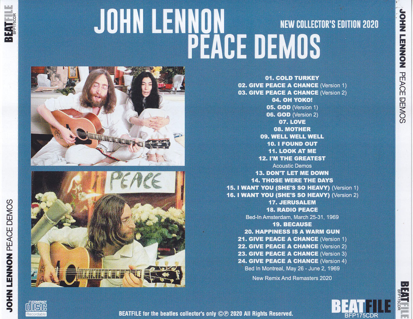 John Lennon Cd Peace Demos