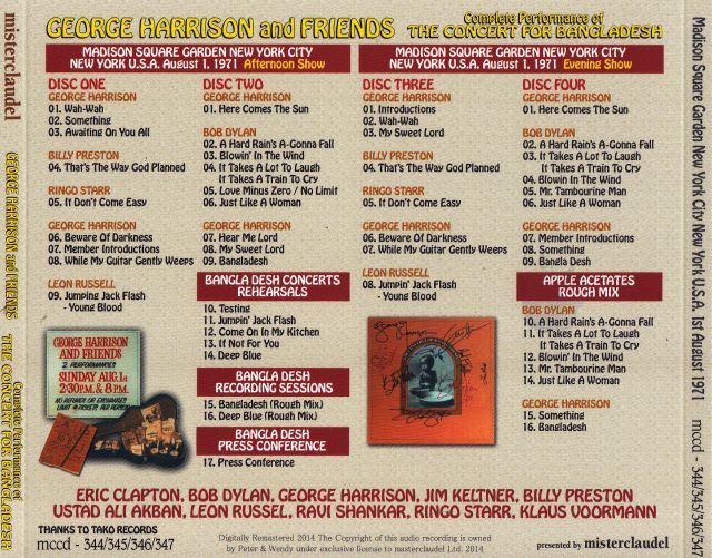 Concert For Bangladesh Cd