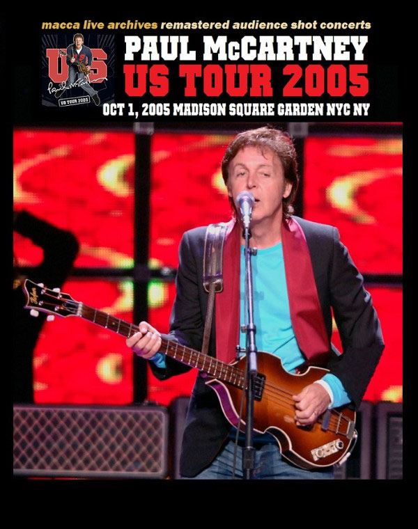 PAUL McCARTNEY DVD US TOUR NYC NY 10/1/2005 BLURAY