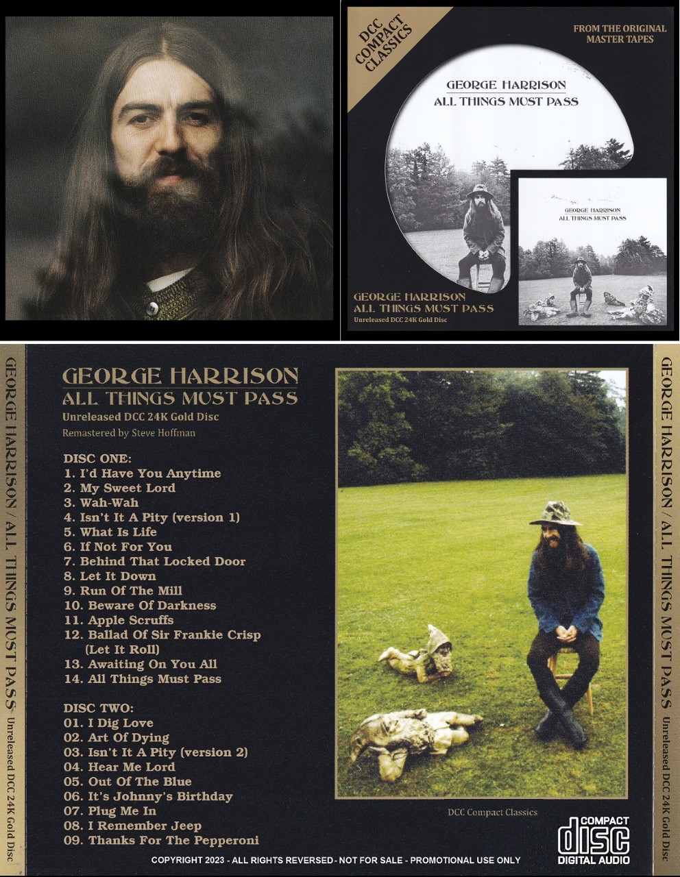 GEORGE HARRISON 2 CD ALL THINGS MUST PASS DCC George harrison 2 cd all things must pass dcc