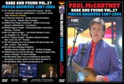 PAUL McCARTNEY DVD - RARE & FOUND VOL.27 