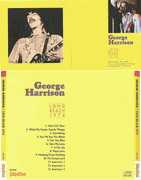 GEORGE HARRISON: LIVE IN LONG BEACH CA NOV 10, 1974 CD