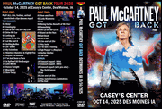 PAUL McCARTNEY GOT BACK DES MOINES IA 10/14/2025 2 DVD