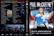 PAUL McCARTNEY GOT BACK ALBUQUERQUE NM 10/7/2025 2 DVD