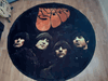Beatles 5'x5' Rubber Soul Oval Rug Imported from Turkey