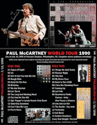 PAUL McCARTNEY: LIVE IN PHILADELPHIA PA 7/15/1990 2 CD