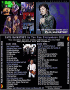 PAULMcCARTNEY 2012 B ONTHERUN EVERYWHERE 2 CDS