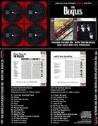 BEATLES: PLEASE PLEASE ME - WITH THE BEATLES 1982 JAPAN RED WAX MONO VINYL CD