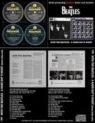  BEATLES : WITH THE BEATLES - A HARD DAY'S NIGHT - STEREO TUBE CUTS CD