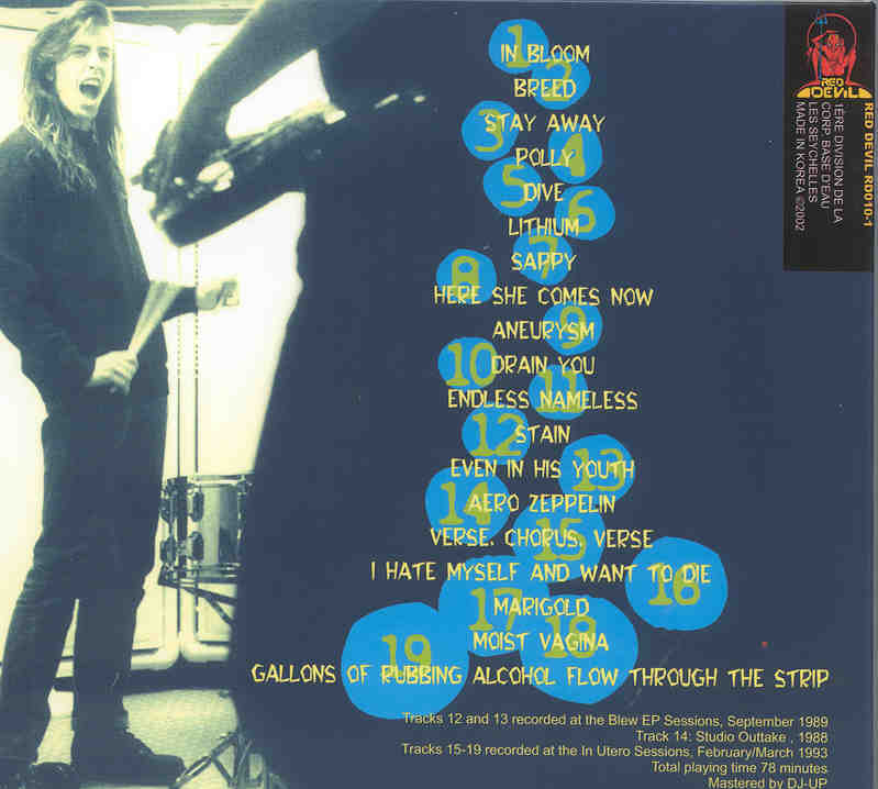 Nirvana Nevermind Sessions CD