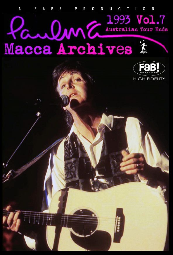 Paul McCartney (2/Dvd) Macca Archives 1993 Vol 7
