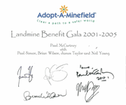 Paul McCartney (4/Cd) Landmine Benefit Gala 2001-2005