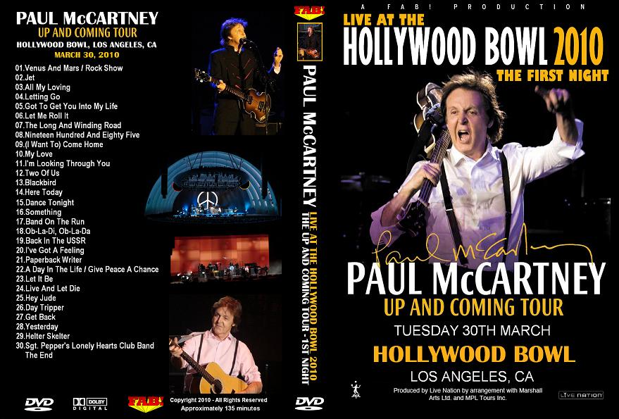 PAUL McCARTNEY DVD LIVE AT THE HOLLYWOOD BOWL
